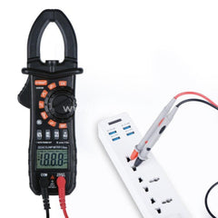 High Precision Digital Clamp Multimeter Resistance Ohm Transistor Testers Ac/Dc Current Voltmeter