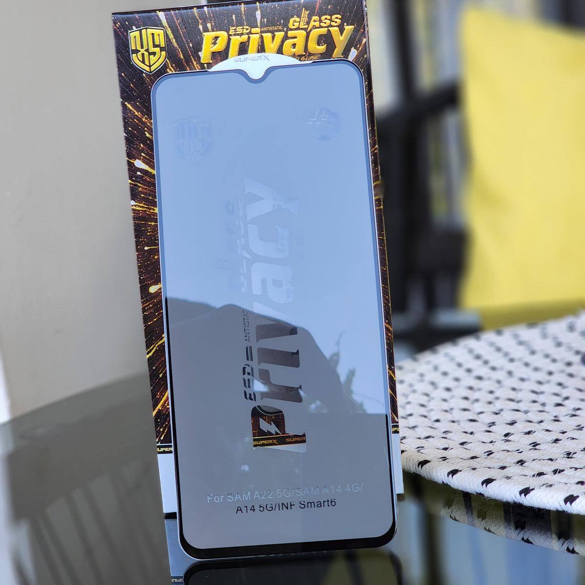 Samsung A22 5g/Sam A14/Infinix smart 6 privacy screen protector