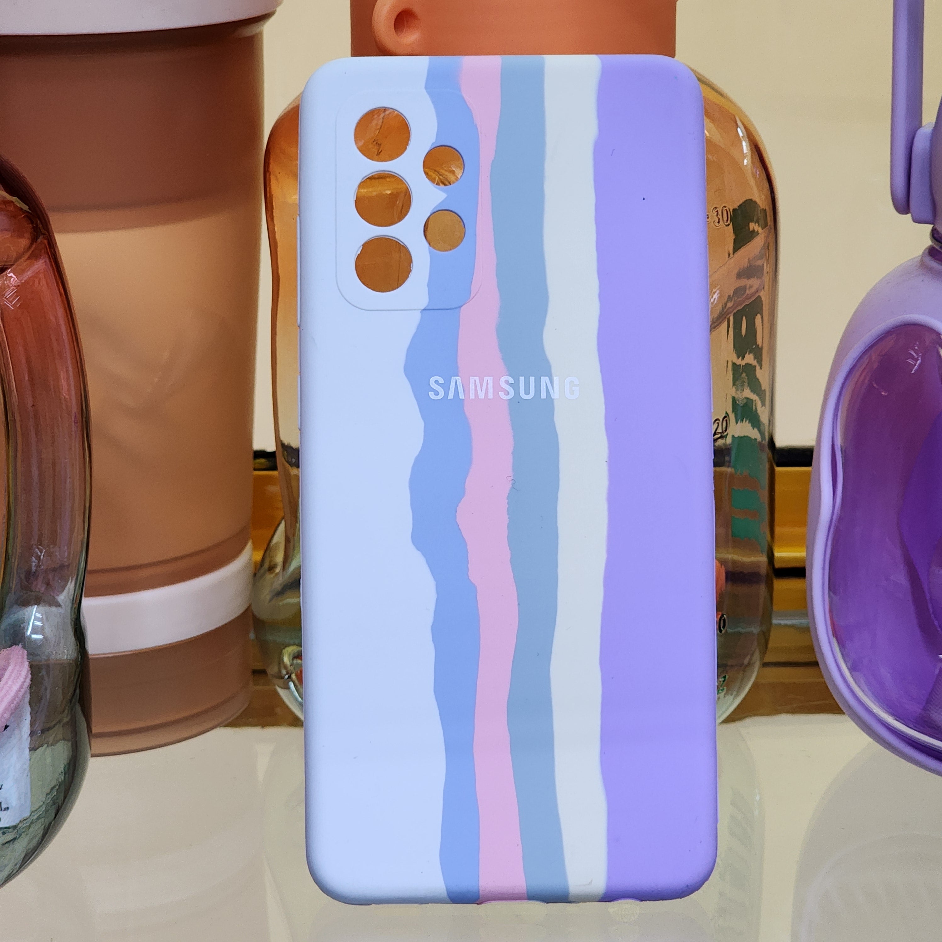 Samsung A52/A52s multi colour silicone phone case cover