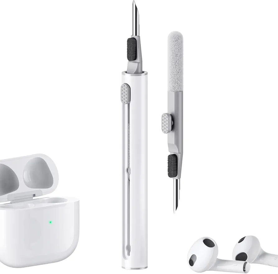 Multi-Function Earphones Cleaning Kit – 3-in-1 Cleaner for Bluetooth Earbuds, Airpods , Headphones & Charging Cases