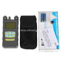 Comptyco Aua-70A Optical Power Meter Fiber Tester Light Decay Loss Test Send Fc / Sc Adapter Gray