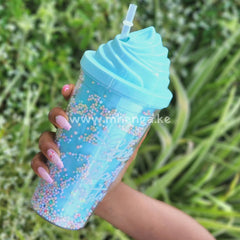 Double Walled Ice Creame Top Fancy Tumblers Cute Tumbler