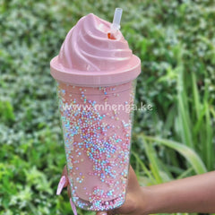 Double Walled Ice Creame Top Fancy Tumblers Cute Tumbler