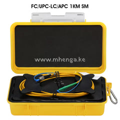 Fc/Upc-Lc/Apc Otdr Dead Zone Eliminator Fiber Rings Optic Launch Cable Box 1Km Single Mode