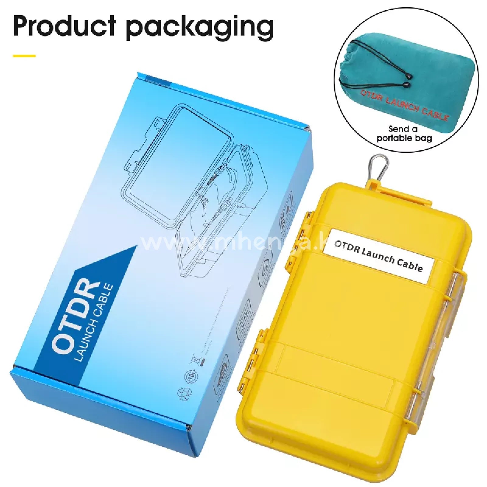 Fc/Upc-Lc/Apc Otdr Dead Zone Eliminator Fiber Rings Optic Launch Cable Box 1Km Single Mode