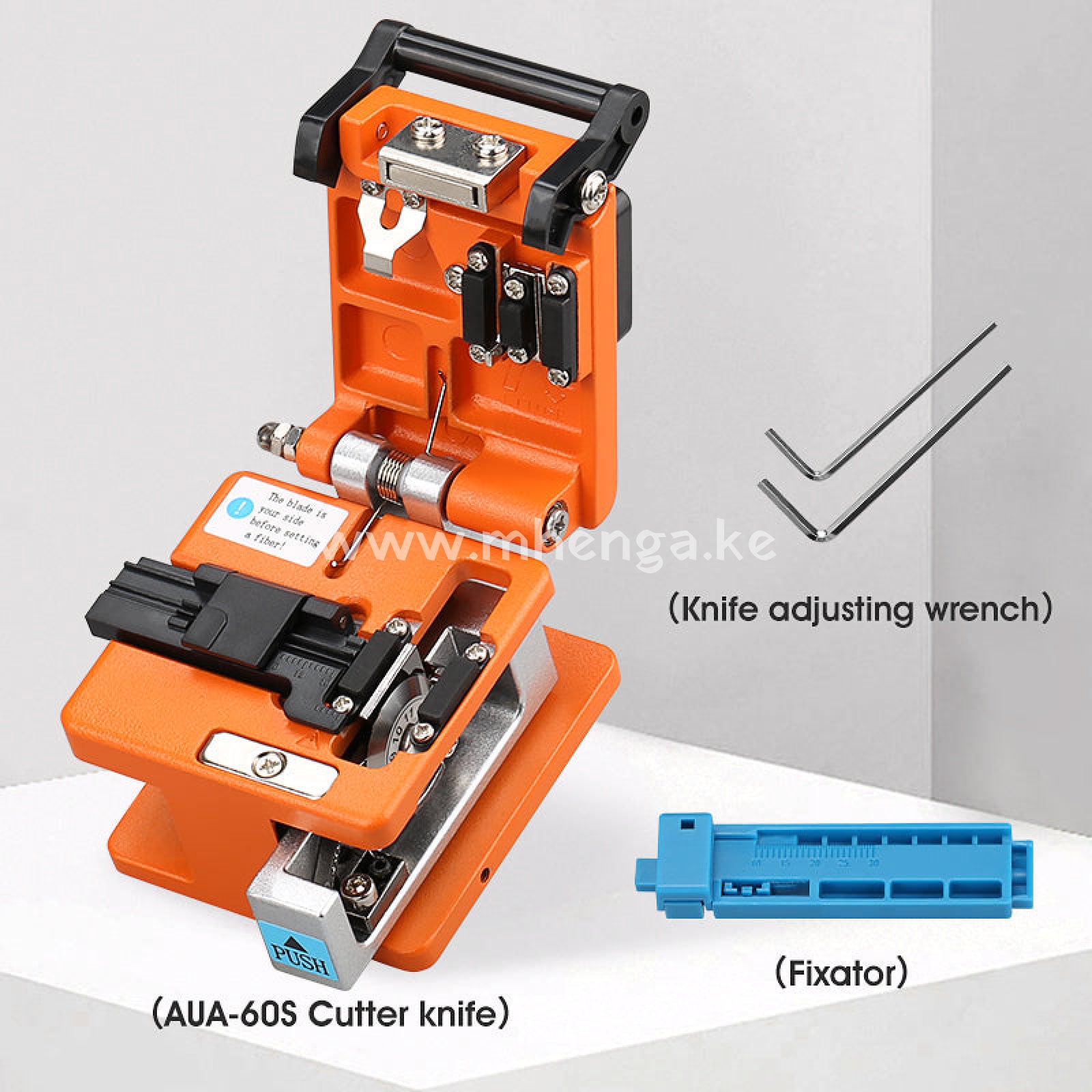 Ftth Fiber Optic Tool Kit With Optical Power Meter And Visual Fault Locator Cable Cutter Stripper