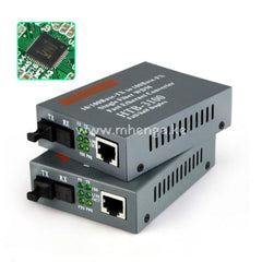 Gigabit Ethernet Media Converter 1310Nm/1550Nm 1 Rj45 Port Ethernet To Fiber Optic A Pair Of 10/100