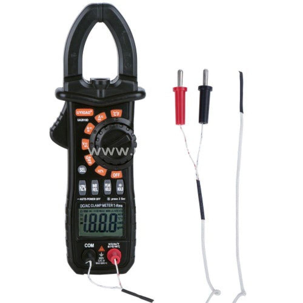 High Precision Digital Clamp Multimeter Resistance Ohm Transistor Testers Ac/Dc Current Voltmeter