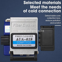 High Precision Fiber Cleaver Aua-61S Cable Cutting Knife Fttt Optic Tools Cutter Cleavers 16 Surface