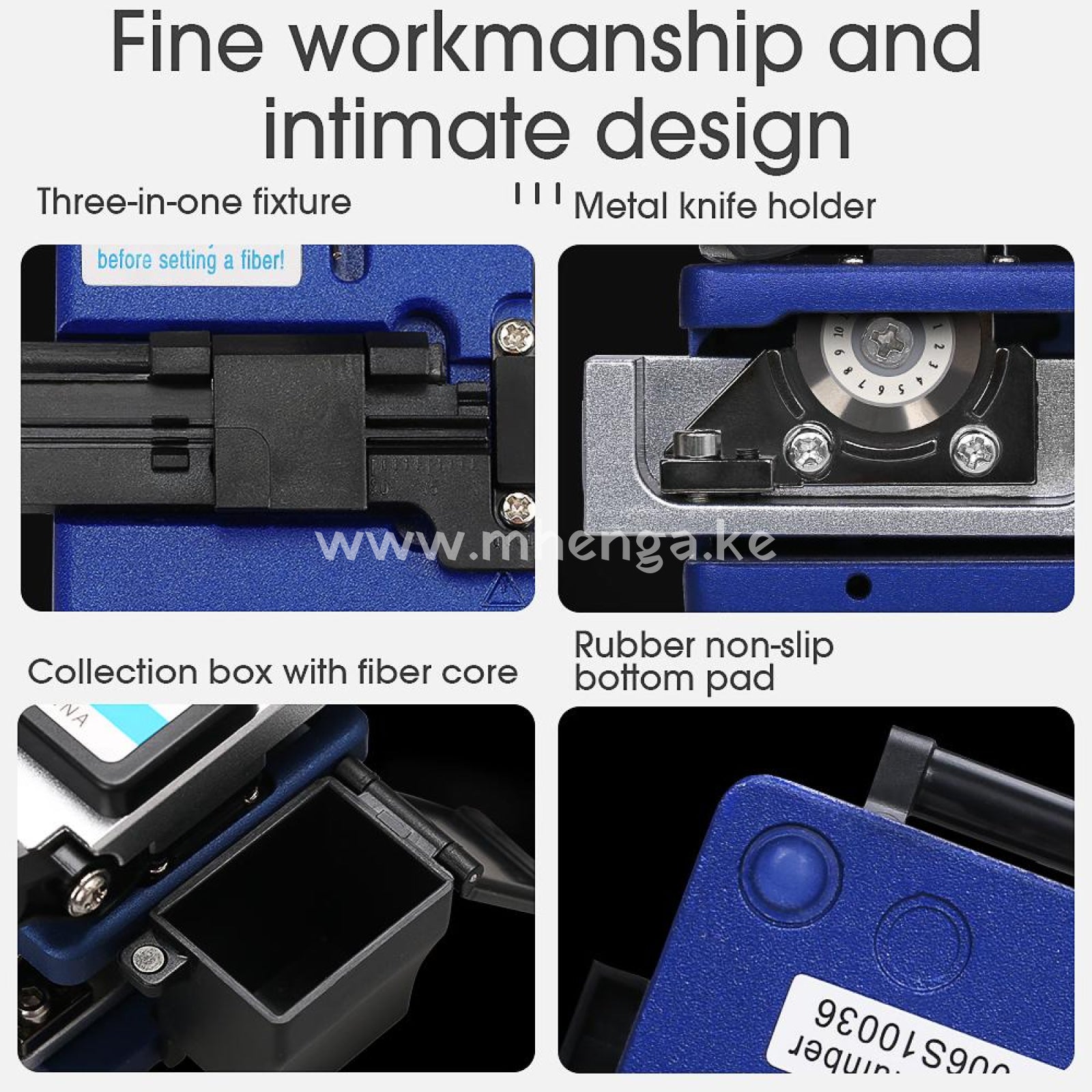 High Precision Fiber Cleaver Aua-61S Cable Cutting Knife Fttt Optic Tools Cutter Cleavers 16 Surface