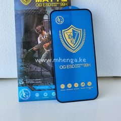 Iphone 15 Pro Matte Screen Protector Og Esd Full Glue 99H Tempered Glass