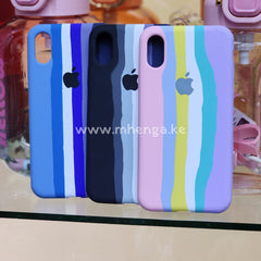 Iphone Xs Silicone Case Silicone Stripes Cases