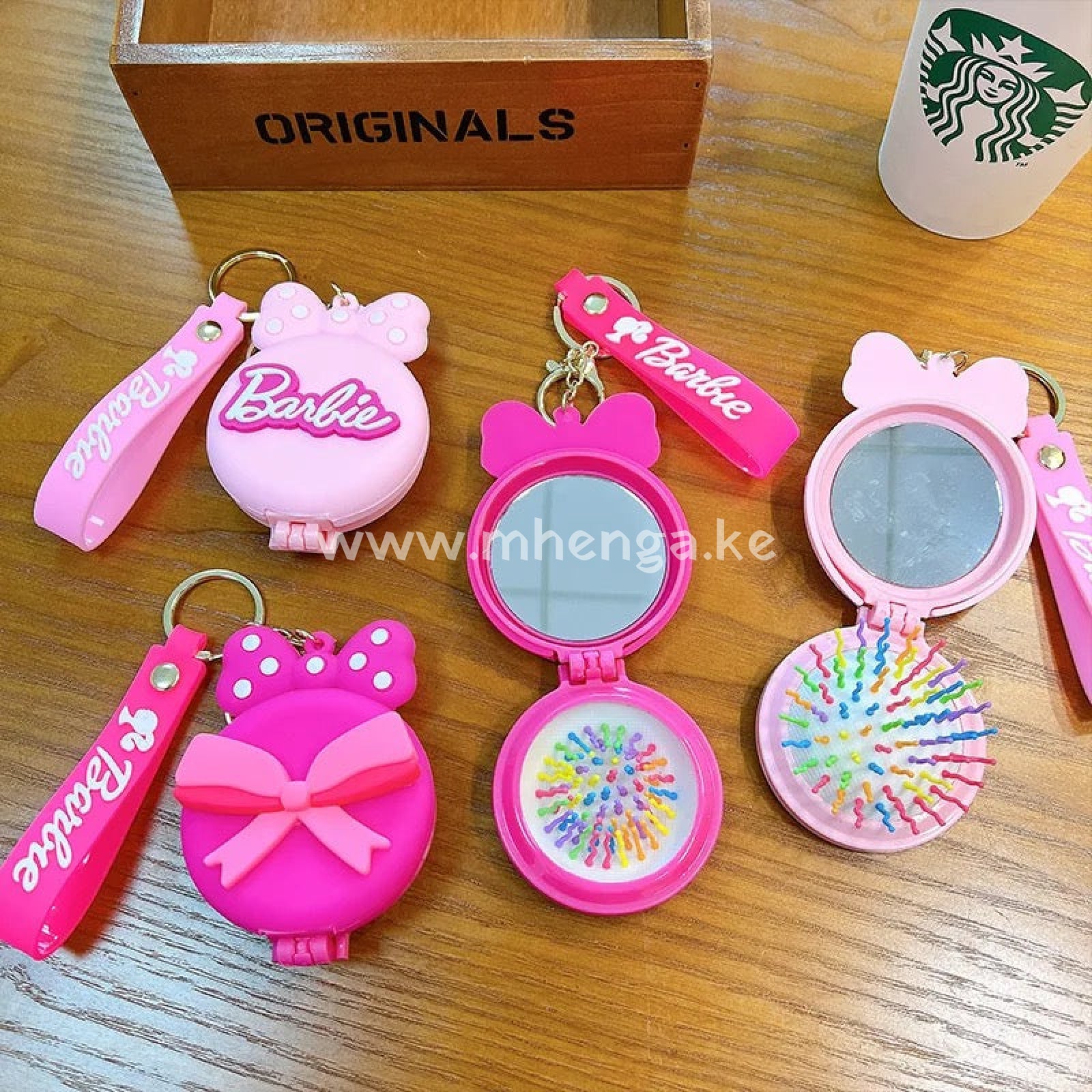 Key Holder Barbie With Mirror And Comb