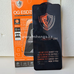 Og Glass Esd Screen Protector Tecno Spark 10 Pro Tempered Protectors Spark 10Pro Camon 19 18