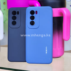 Oppo Reno 12 Liquid Silicon﻿e Case Protected Camera Reno12 Phone Silicone Cases
