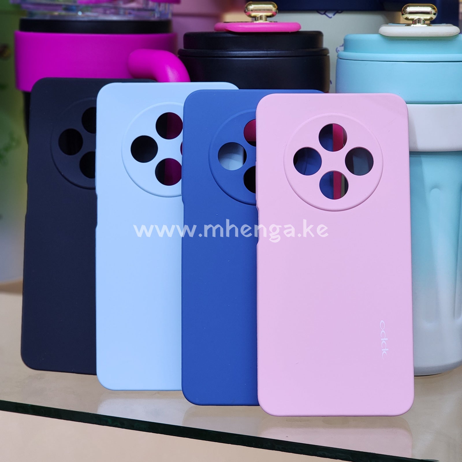 Oppo Reno 12F Liquid Silicon﻿e Case Protected Camera Reno 12 F Phone Silicone Cases