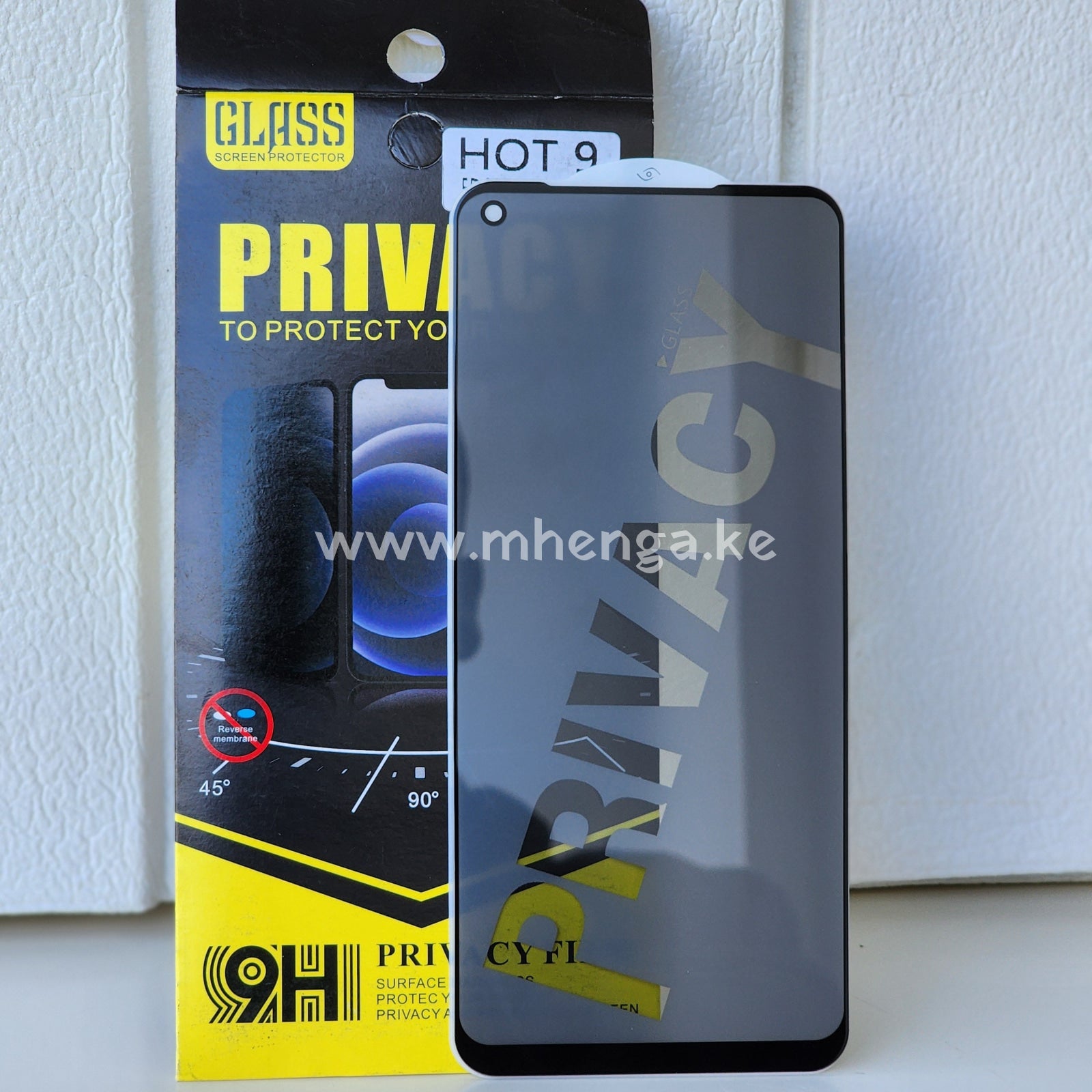 Phone Screen Protector Privacy Infinix Hot 9 Tempered Glass 9H