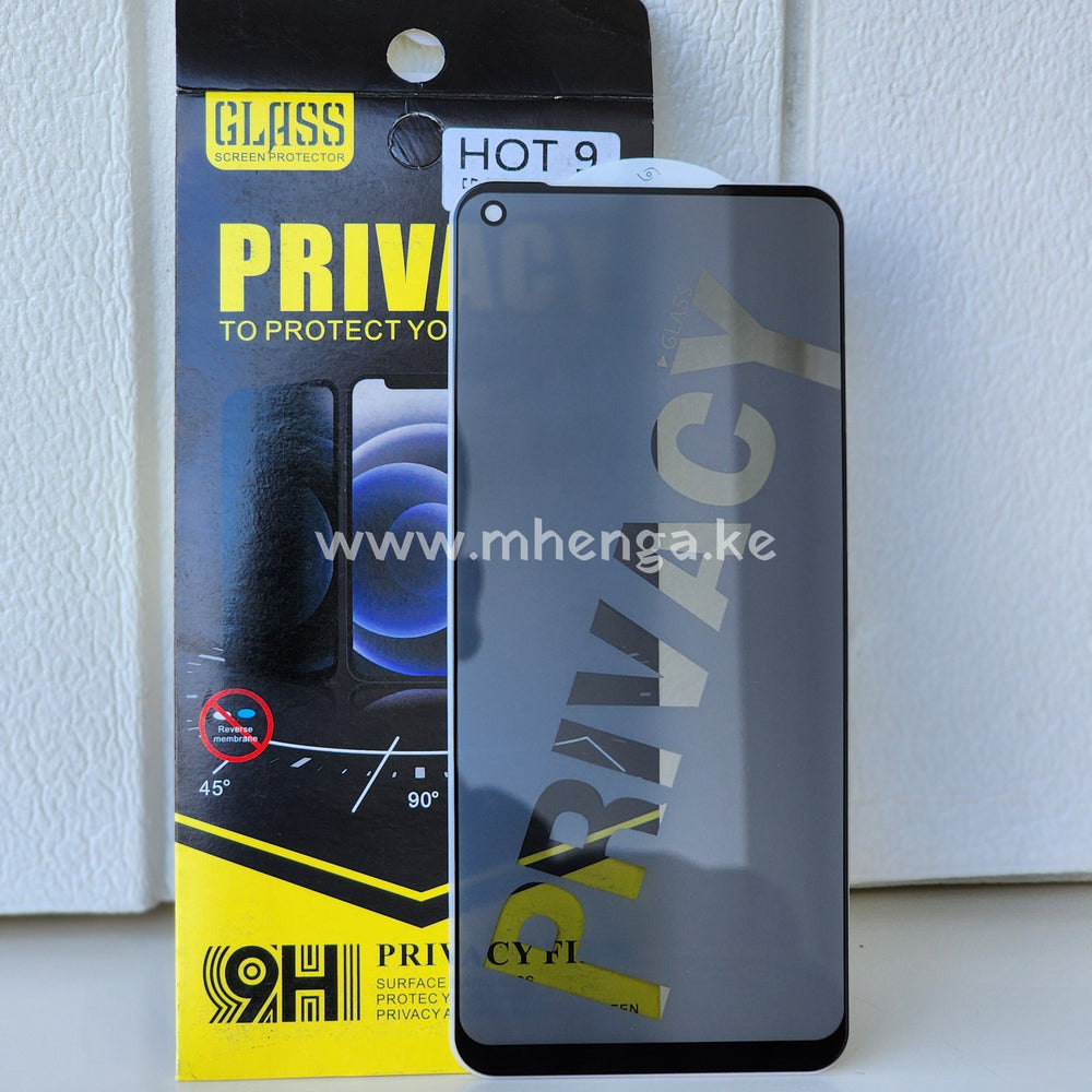 Phone Screen Protector Privacy Infinix Hot 9 Tempered Glass 9H