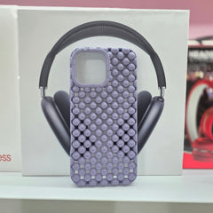 iPhone 16 Pro Max Bubble Studded Phone Case – Shockproof Soft TPU Protective Cover with 3D Raised Texture
