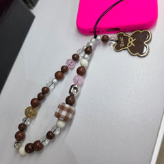 Cute bear phone charm