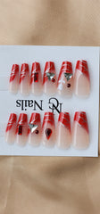 Stick on nails ladies design 2