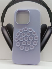 IPhone 16 pro suction grip silicone phone cases