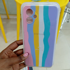 Samsung A06 multicoloured silicone phone case