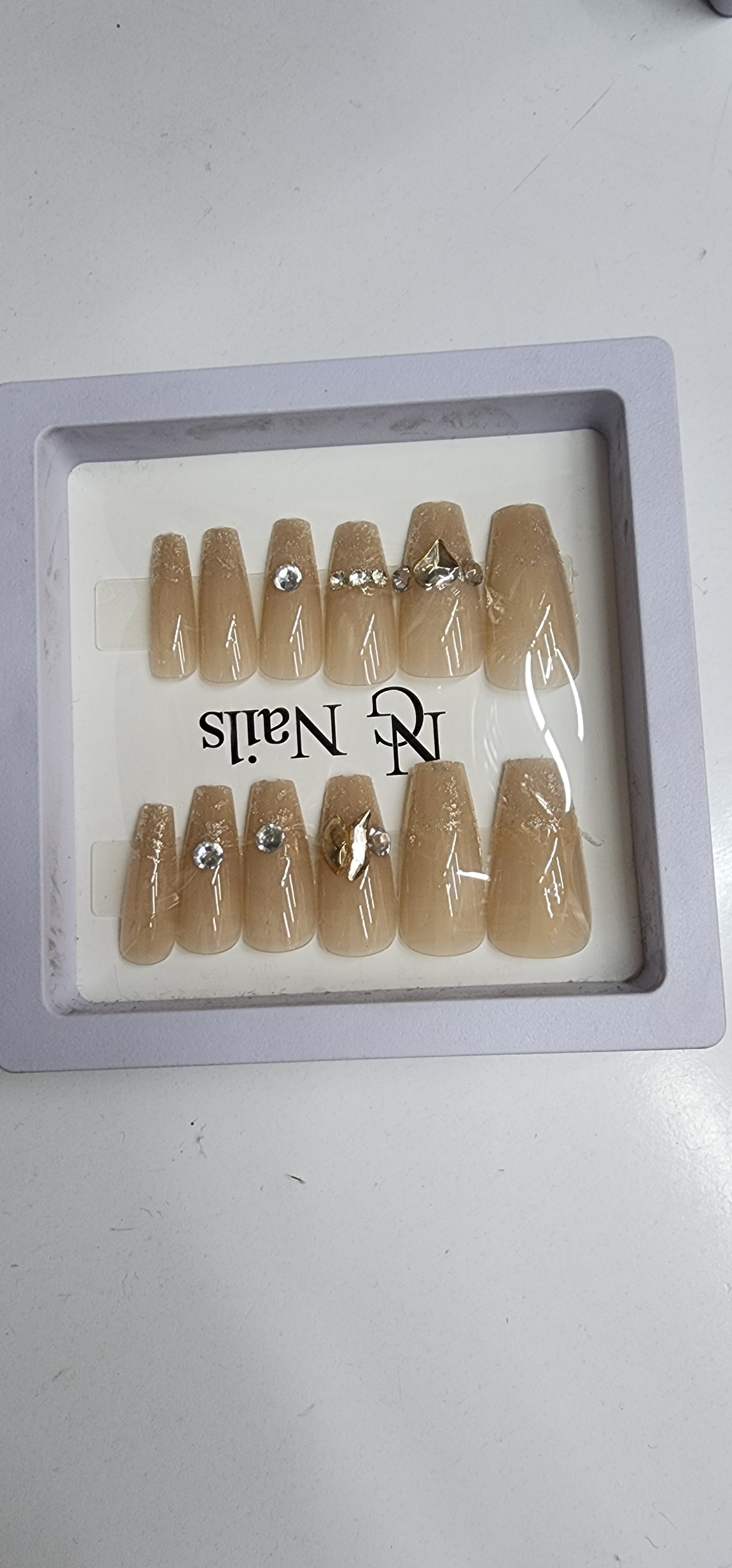 Stick on nails ladies design 2