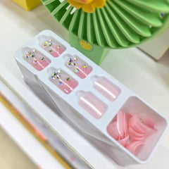 Stick on nails design super gel