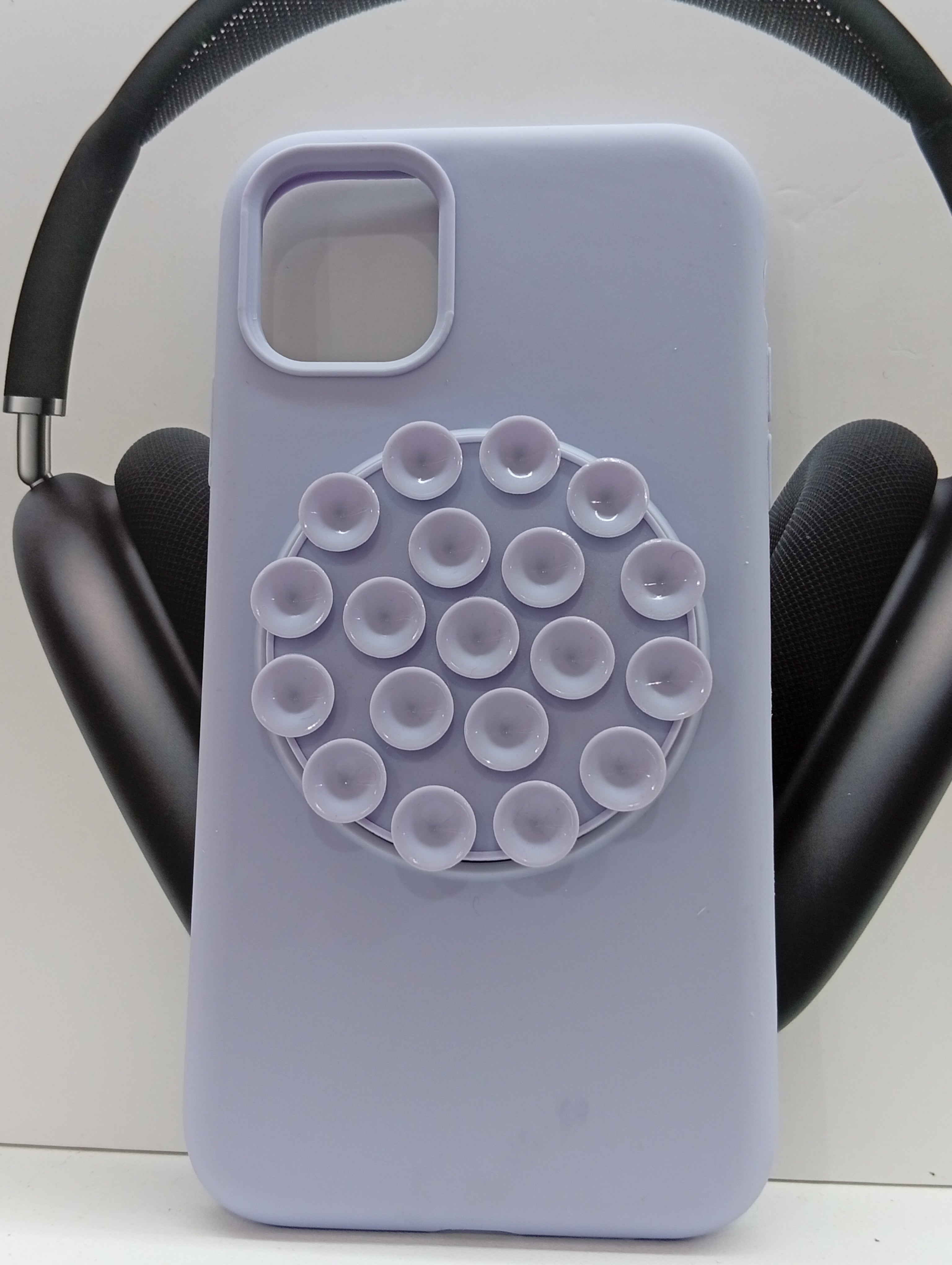 IPhone 11 suction grip silicone phone cases
