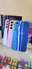 Samsung S23 Fe multi color silicone phone case cover