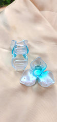 Hair clip flower design 2 resin