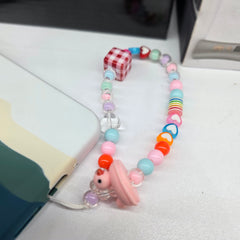 Cute dice phone charm