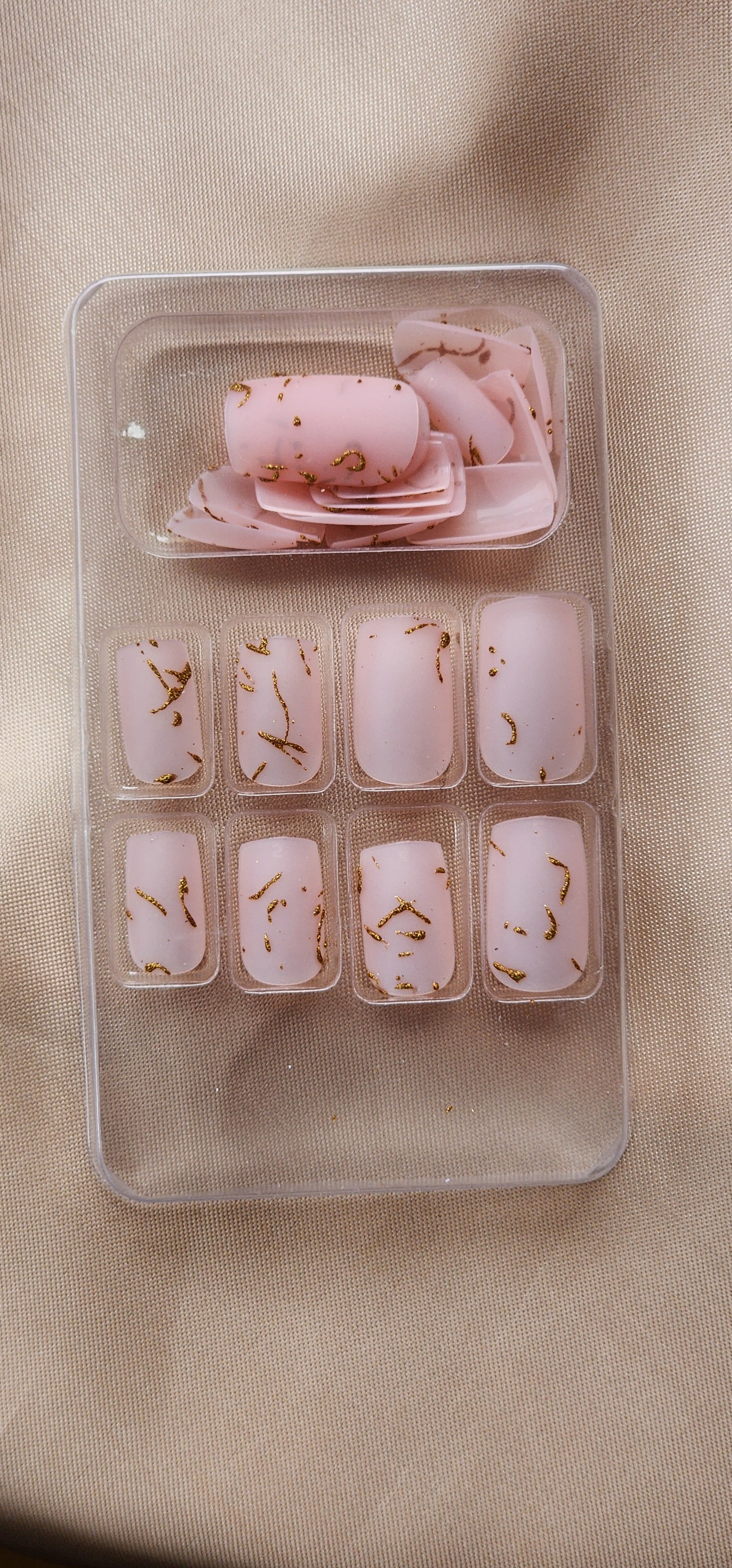 Stick on nails ladies design 1