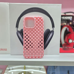 iPhone 16 Pro Max Bubble Studded Phone Case – Shockproof Soft TPU Protective Cover with 3D Raised Texture