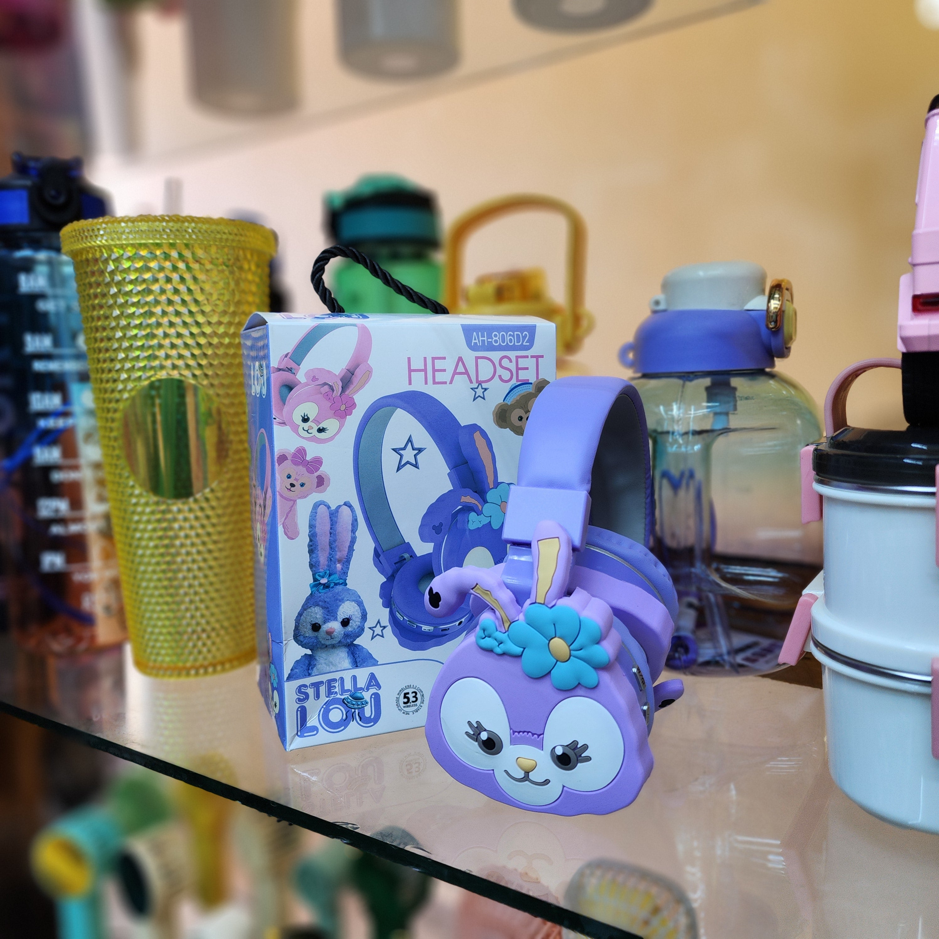 Kids girls headphones cartoon