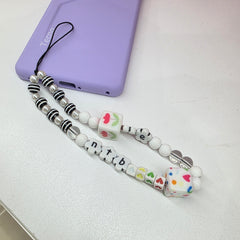 Cute beaded dice charm