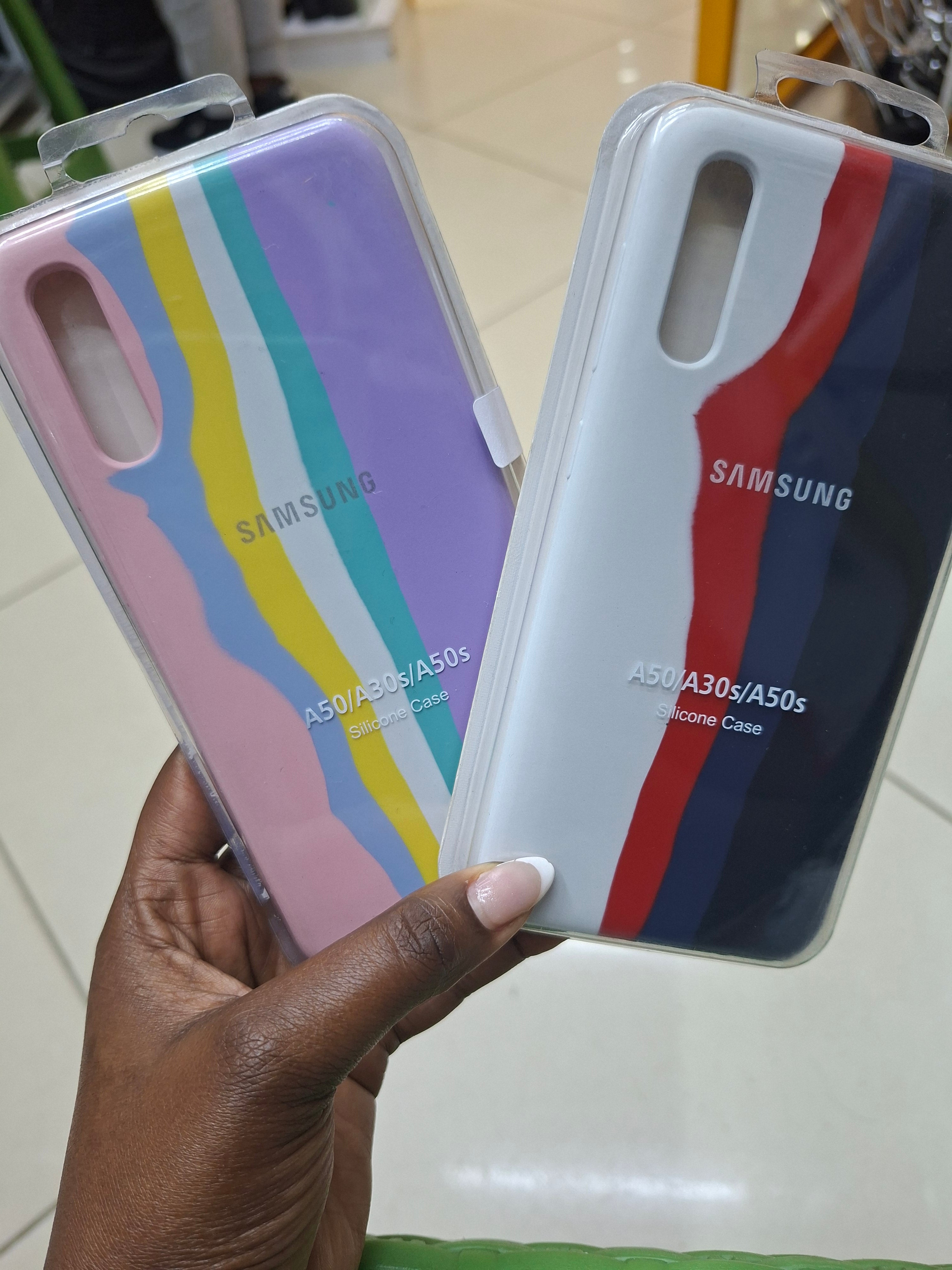 Samsung A50/A30s/A50s multi colour silicone phone case