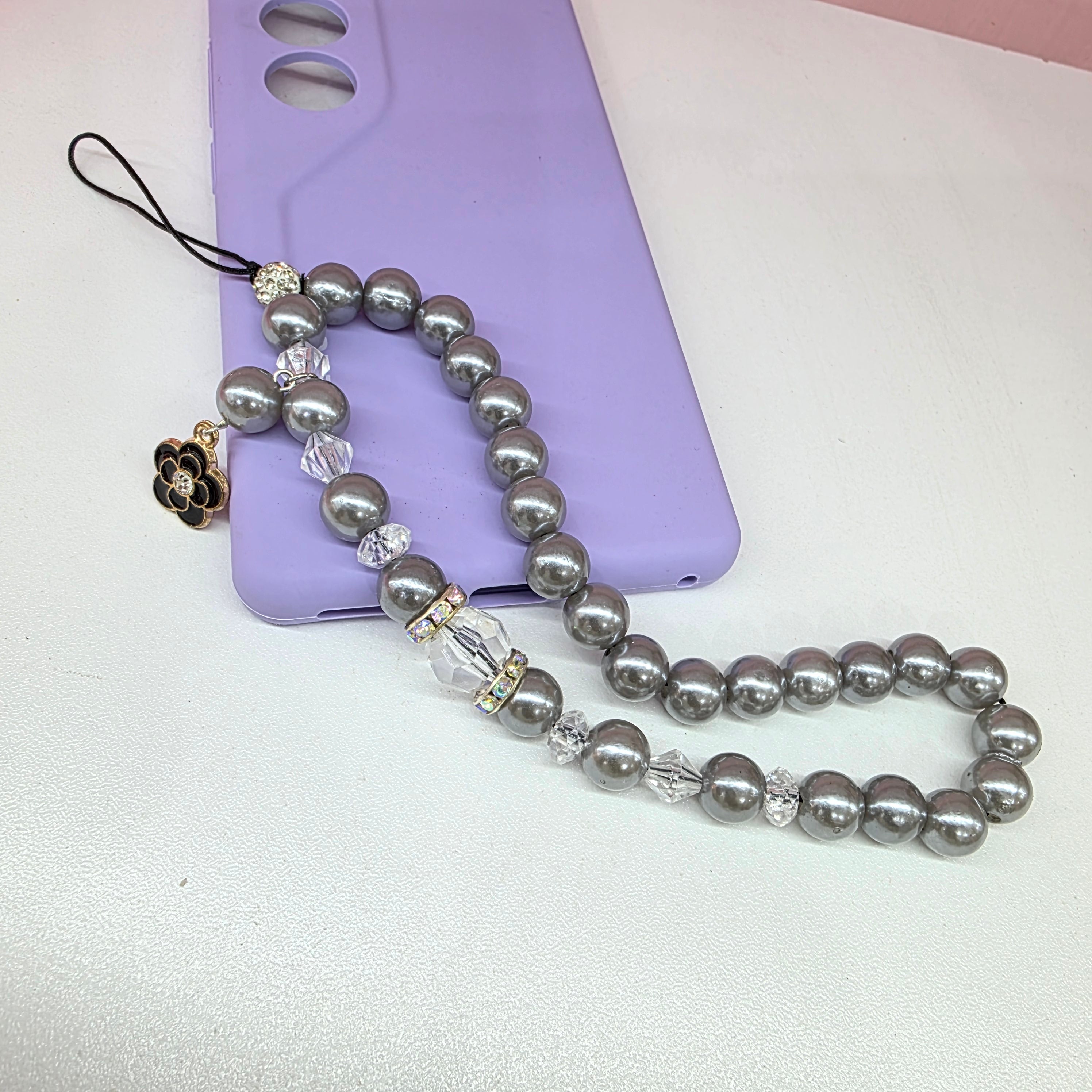 Grey bead charm