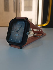 Modern edge wrist watch Adult black square watch