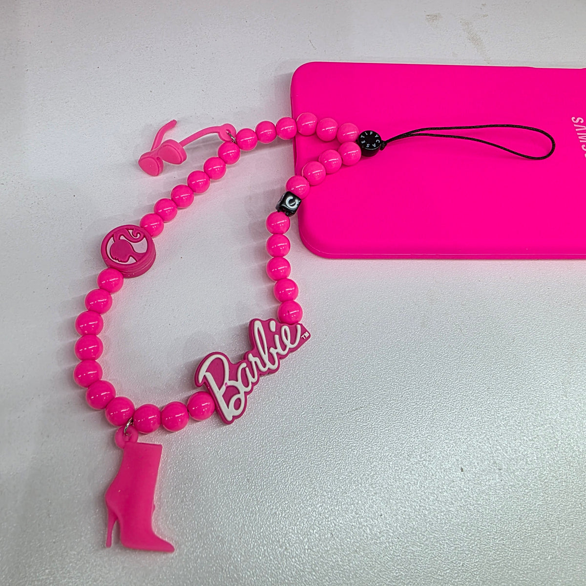 Cute barbie phone charm