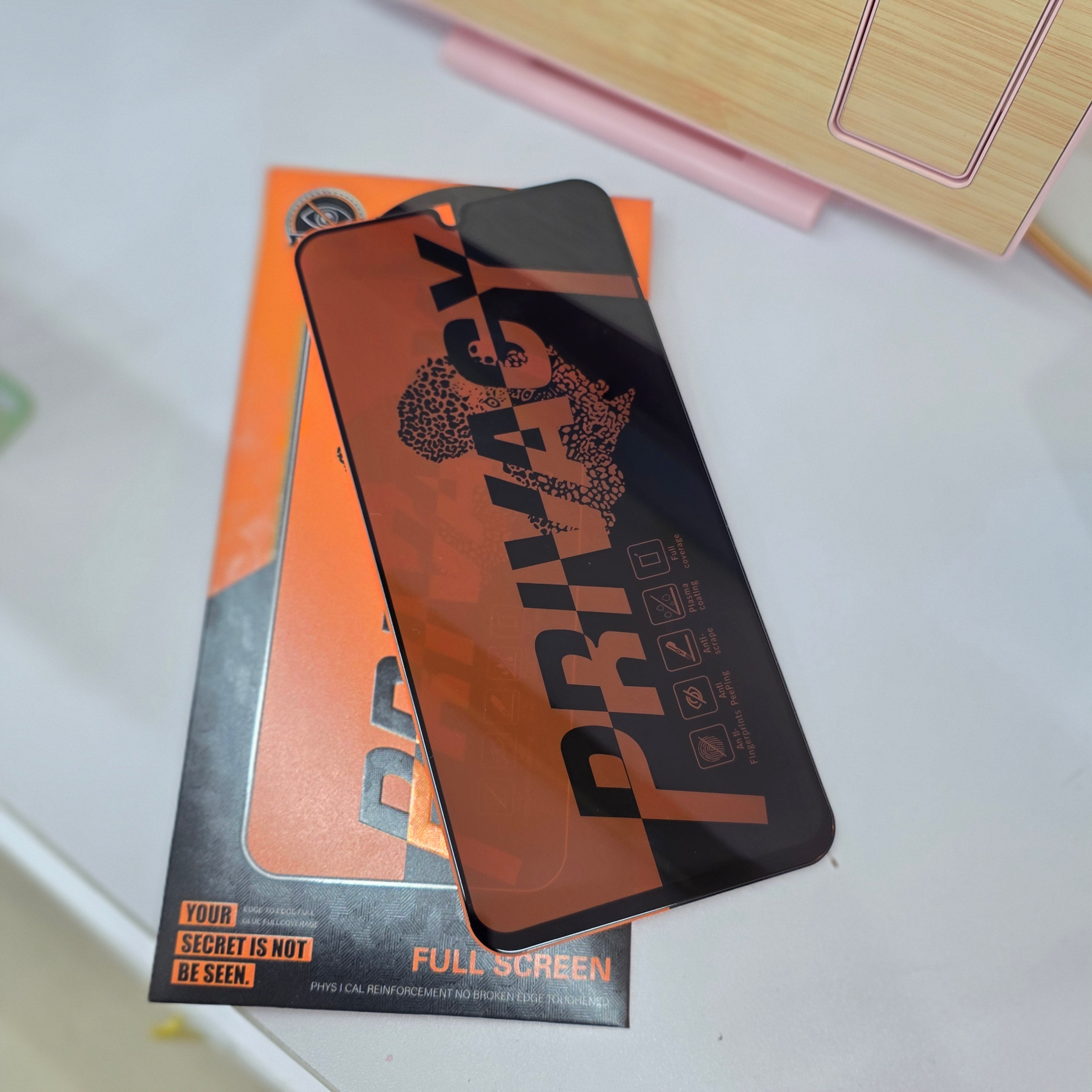 Samsung Galaxy A16 Privacy Screen Protector – Full Screen 9H Tempered Glass, Anti-Spy, Scratch Resistant, Case Friendly