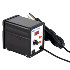 JCD 858D Hot Air Rework Station with Digital Display – Adjustable 100–480°C SMD Soldering Desoldering Tool + 3 Nozzles