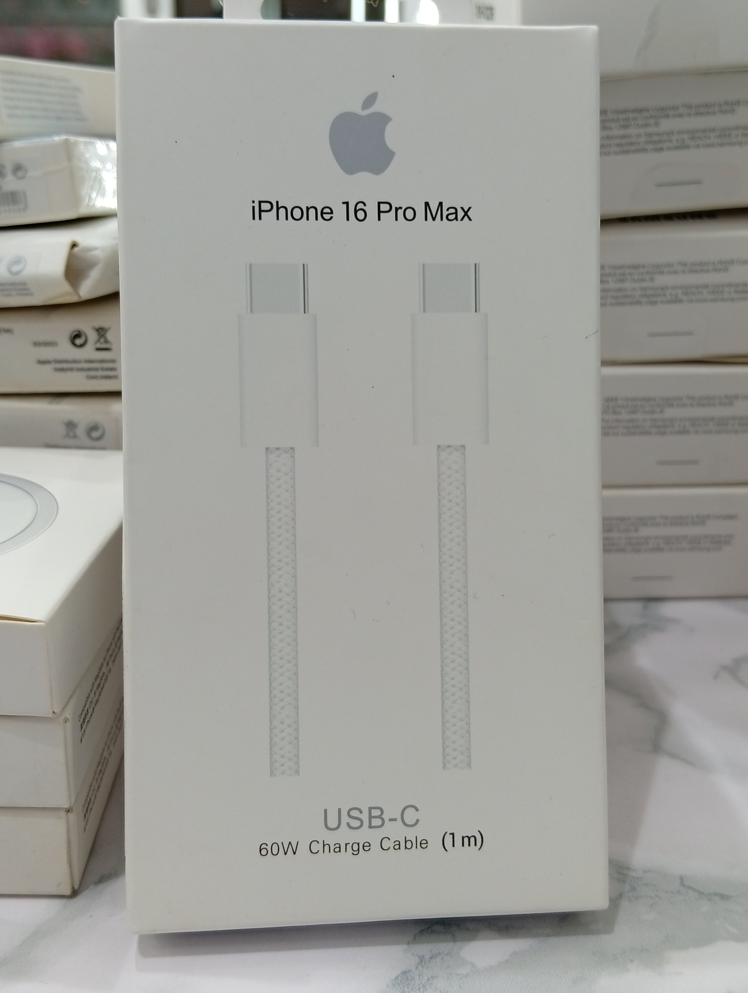 IPhone 16 pro max C to C 60W (1m) cable.