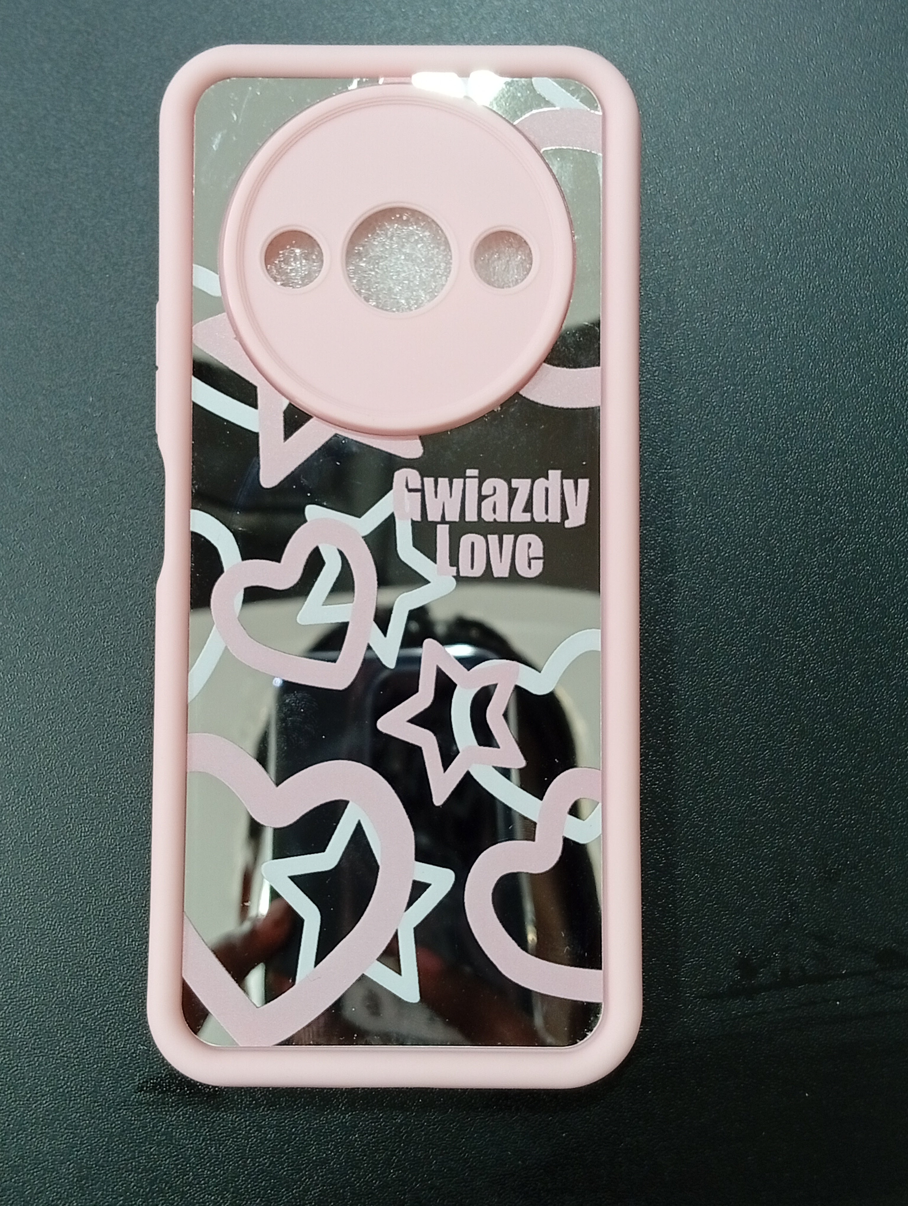 Cute reflective redmi A3 phone case cover
