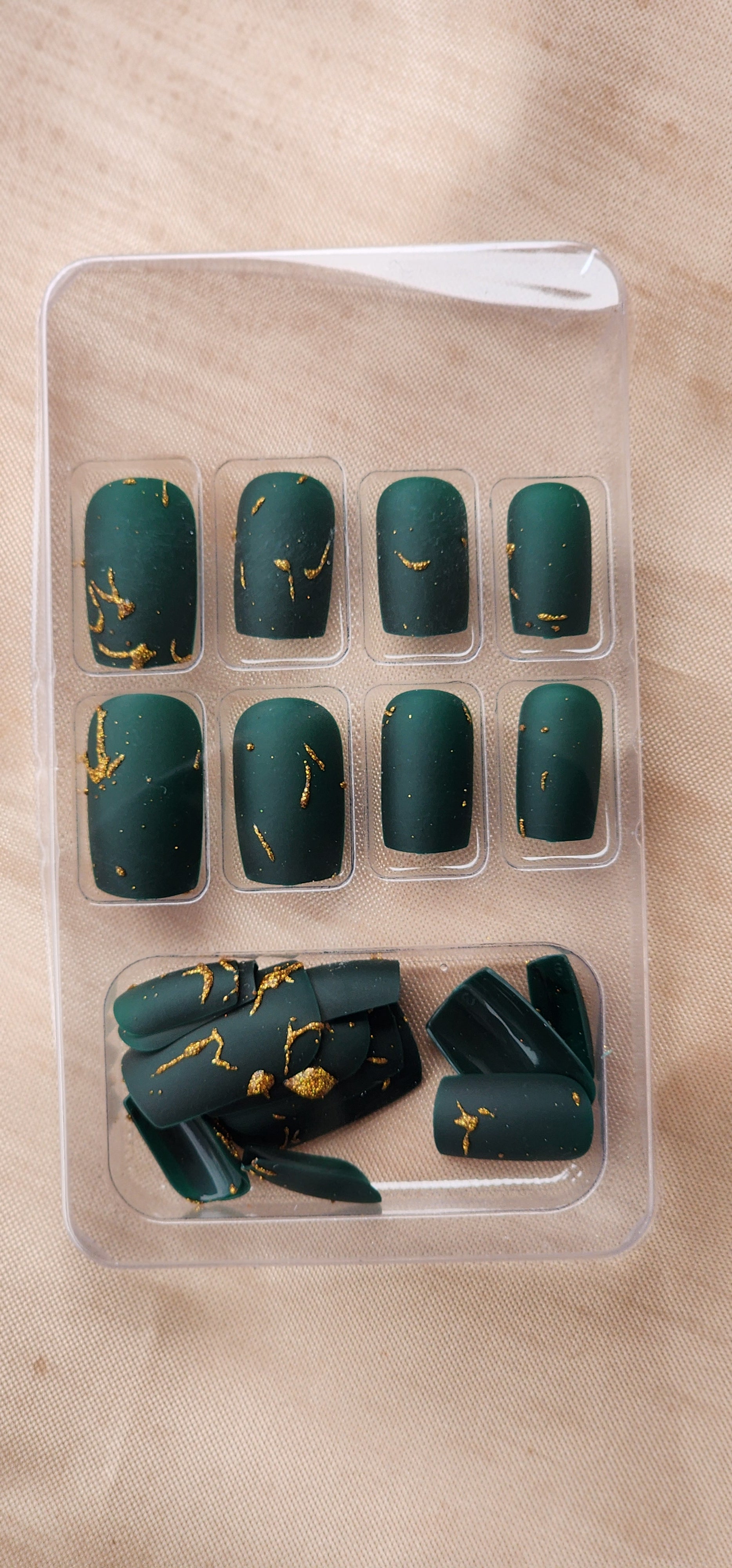 Stick on nails ladies design 1
