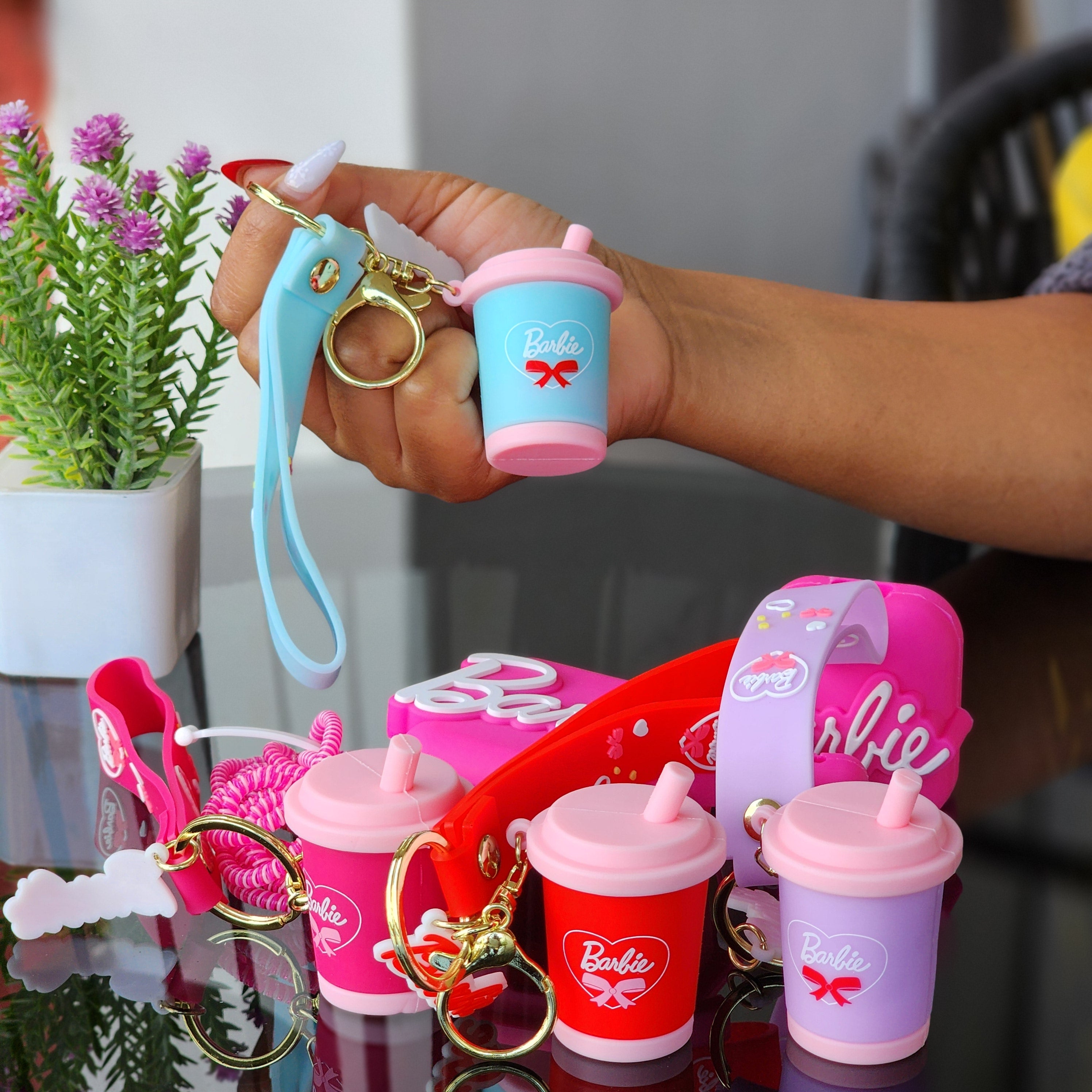 Barbie keyholder tumbler cute