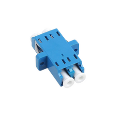 LC Singlemode Fiber Optic Coupler Adapter – Simplex LC/LC Connector, High Precision Ceramic Sleeve, Low Loss, Blue Housing (1 Piece)