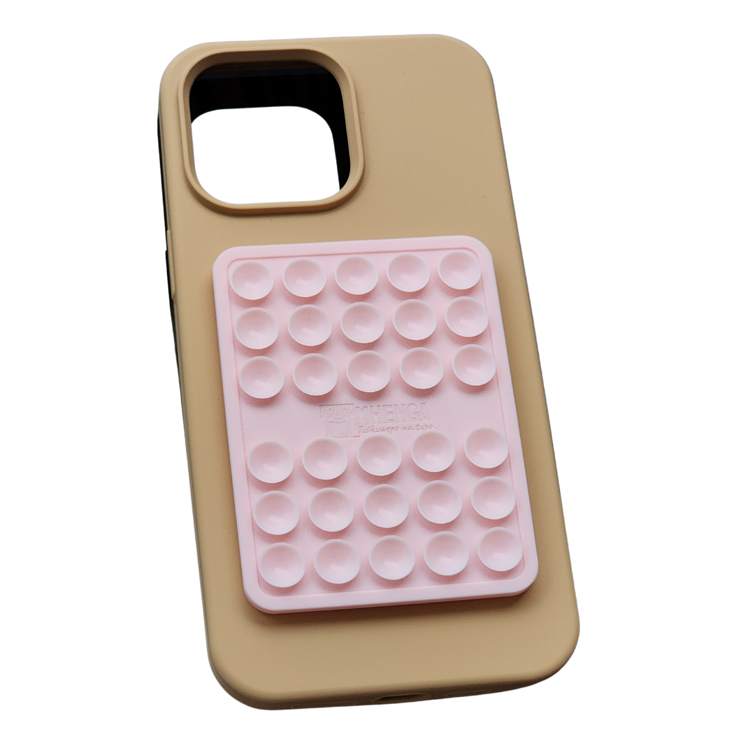 Octobuddy Silicone Suction Phone Grip Pad – Reusable Washable Adhesive Holder for Hands-Free Mounting, TikTok Videos, Selfies & Calls – Nairobi & Kenya