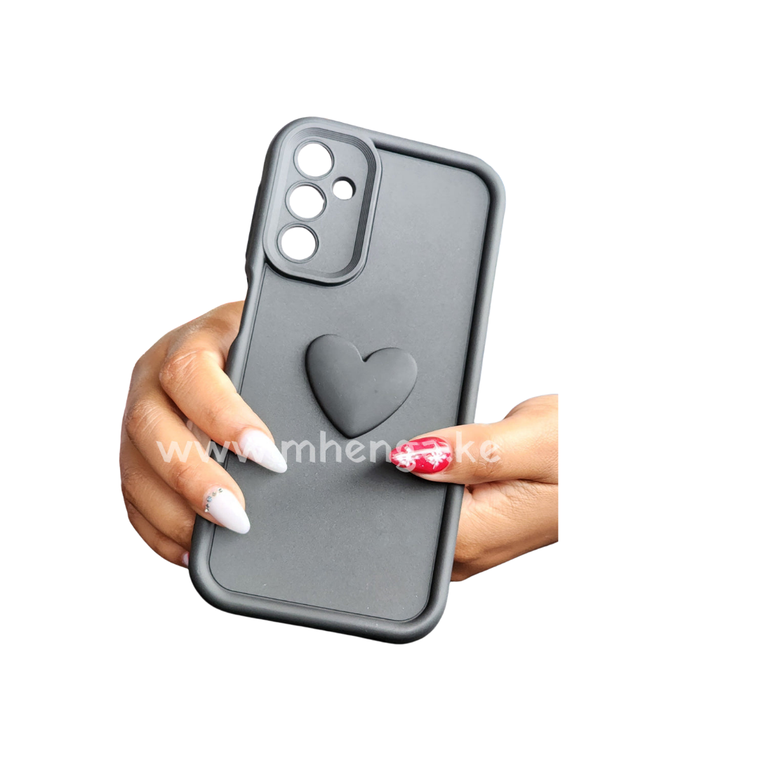 Samsung A14 4g / 5g phone case with heart charm cute phone cases A 14 4 G  / 5 g